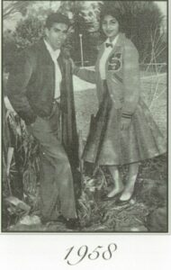 1958 Yearbook Photo Leather Jacket