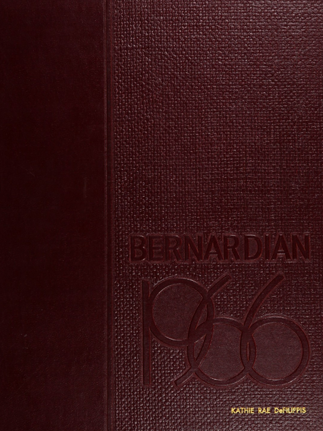 Bernards High School (Bernardsville, NJ) 1966 yearbook cover