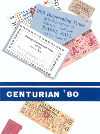 Centennial High School (Champaign, IL) 1980 yearbook cover