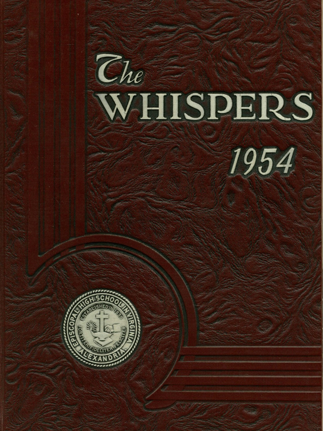 Episcopal High School (Alexandria, VA) 1954 yearbook cover