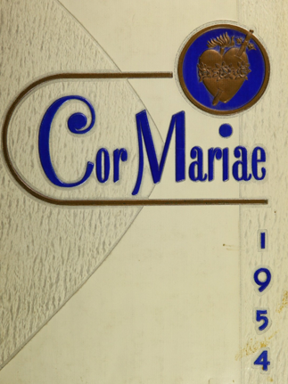 Immaculate Heart High School (Los Angeles, CA) 1954 yearbook cover