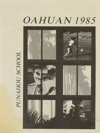Punahou School (Honolulu, HI) 1985 yearbook cover