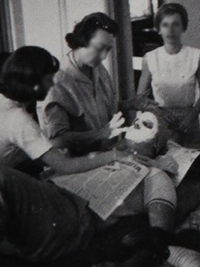 Albert Brooks 1964 drama - mask creation