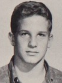 Albert Brooks 1962 freshman yearbook portrait