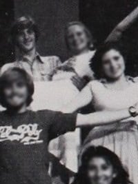Anthony Edwards - 1980 high school performance cast photo