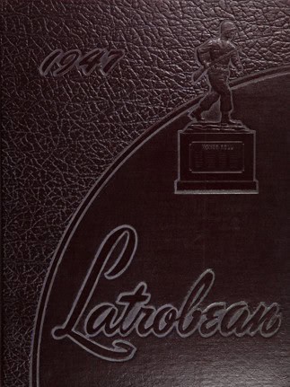 Arnold Palmer in his 1947 Latrobe High School yearbook