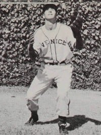 Beau Bridges high school baseball photo in outfield