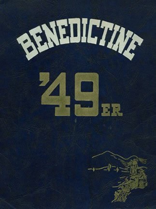 benedictine high school yearbook cover 1949