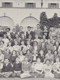 Betty White's Latin Club yearbook photo