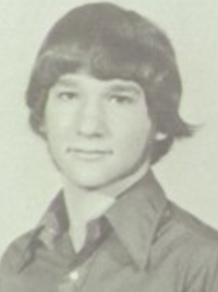 Bill Maher 1973 junior yearbook portrait
