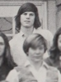Bill Paxton 1973 Allied Youth homeroom representatives yearbook photo (cropped)