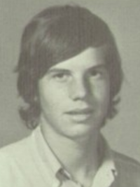 Bill Paxton 1972 junior yearbook portrait