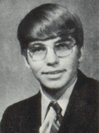 Billy Bob Thornton 1973 senior yearbook portrait