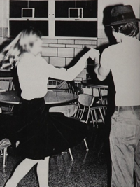 Billy Ray Cyrus 1979 jitterbug candid yearbook photo (Classmates.com)