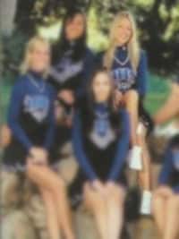 Lively Junior Cheerleader Team Photo