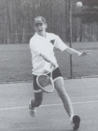 Bradley Cooper 1993 tennis team yearbook candid