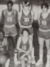 Brett Favre high school basketball team photo