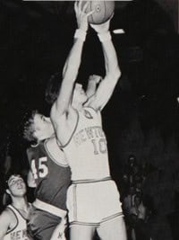 caitlyn jenner basketball candid yearbook photo