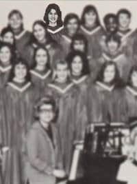 Carrie Fisher high school choir photo