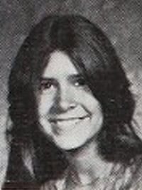 Carrie Fisher sophomore yearbook photo
