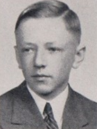 Charles Schulz - 1940 senior yearbook portrait