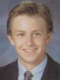 Chris Hardwick - 1989 senior yearbook portrait