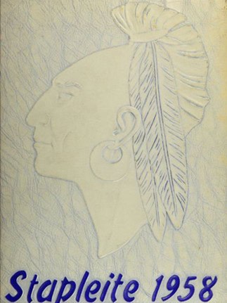 Staples High School Yearbook Cover 1958