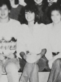 Cindy Crawford, 1984 Student Council yearbook photo (cropped) (Classmates.com)