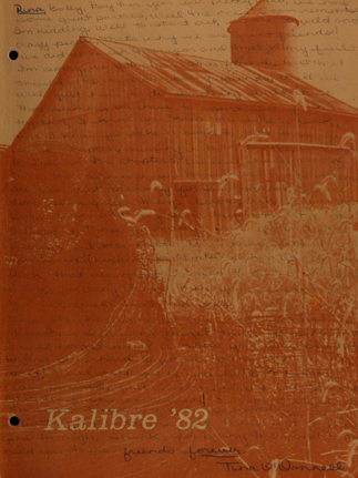 Dekalb High School (Dekalb, IL) 1982 yearbook cover (Classmates.com)