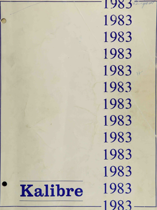 Dekalb High School (Dekalb, IL) 1983 yearbook cover (Classmates.com)