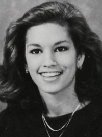 Cindy Crawford, 1984 senior yearbook portrait (Classmates.com)
