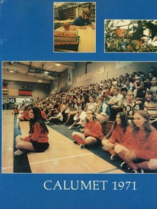 clairemont high school yearbook cover 1971