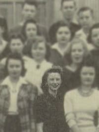 Cloris Leachman Freshman Yearbook Homeroom Photo