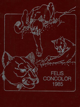 coconut creek high school yearbook cover 1985