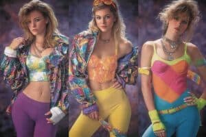 1980s Fashion Style Trend