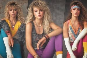 1980s Fashion Style Tracksuit