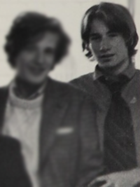 David Duchovny 1978 Student Advisory Council yearbook photo - cropped