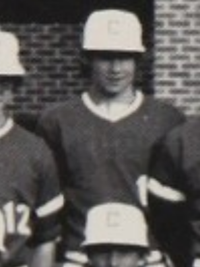 David Duchovny 1978 varsity baseball team photo - cropped