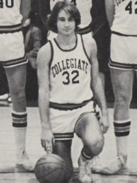 David Duchovny 1978 varsity basketball team photo - cropped