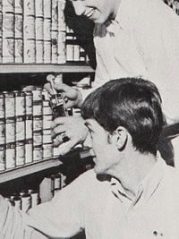 David Letterman Senior Yearbook Ad for Atlas Supermarket