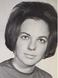 Diane Keaton senior yearbook photo