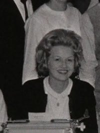 diane sawyer yearbook staff photo