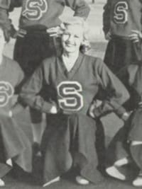 diane sawyer cheer yearbook photo