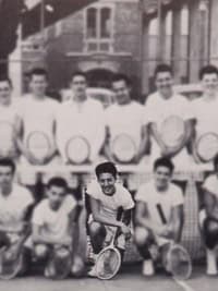 Dustin Hoffman high school tennis team