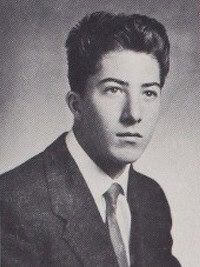 Dustin Hoffman high school yearbook photo