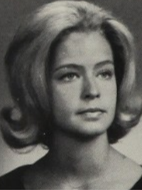 Farrah Fawcett 1965 senior yearbook portrait