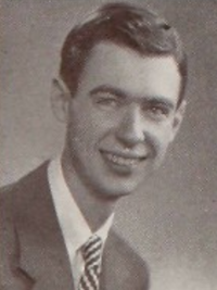 Fred Rogers 1946 senior yearbook portrait