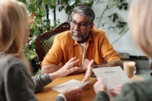 Reunion committee planning the event