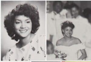 Halle Berry prom queen photo from high school yearbook