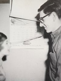 Harold Ramis - 1962 yearbook co-editor portrait